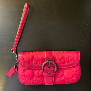 Coach Quilted Wristlet